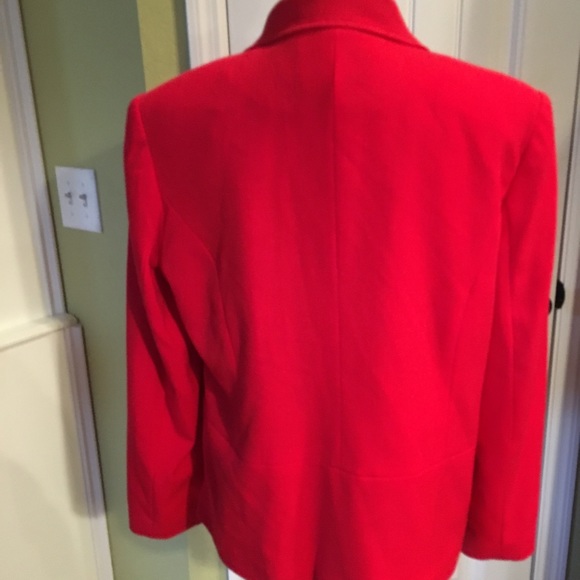 Sag Harbor Red Classy Jacket Size 14P dressy! - Picture 6 of 7